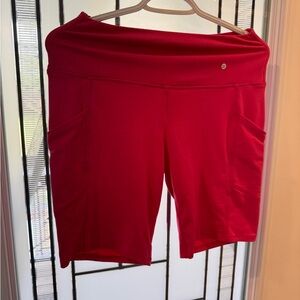Women's pink bike shorts